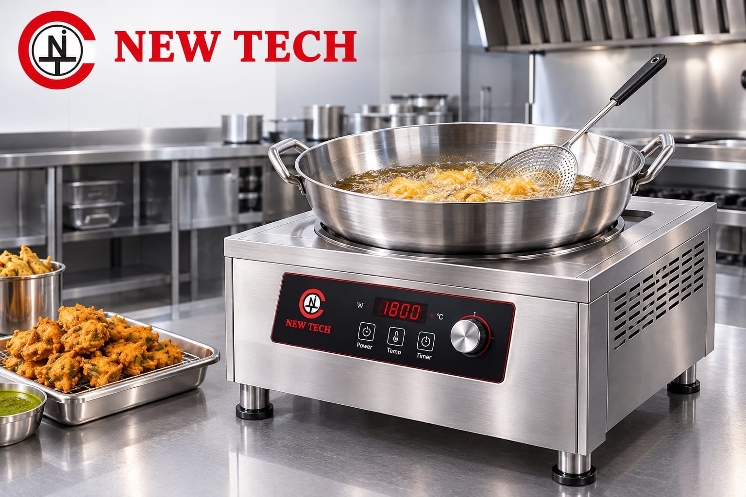 Commercial Induction Kadai Fryer